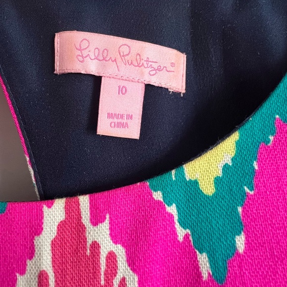 Lilly Pulitzer Kirkland Dress Hearts A Flutter Shift Dress 10 - Picture 5 of 5